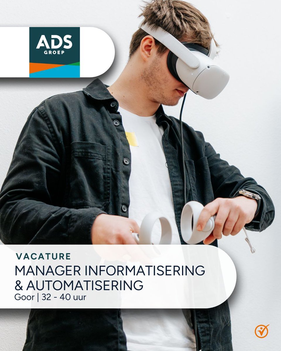 EQIB's tweet image. ADS Groep zoekt een #ManagerInformatisering &amp;amp; #Automatisering in Goor!
• Richting geven in digitalisering &amp;amp; innovatie
• Leiding over een zelfstuend I&amp;amp;A-team
• Visie én coachend leiderschap onmisbaar
eu1.hubs.ly/H0nbpp_0

#Vacature #ITLeiderschap #Digitalisering