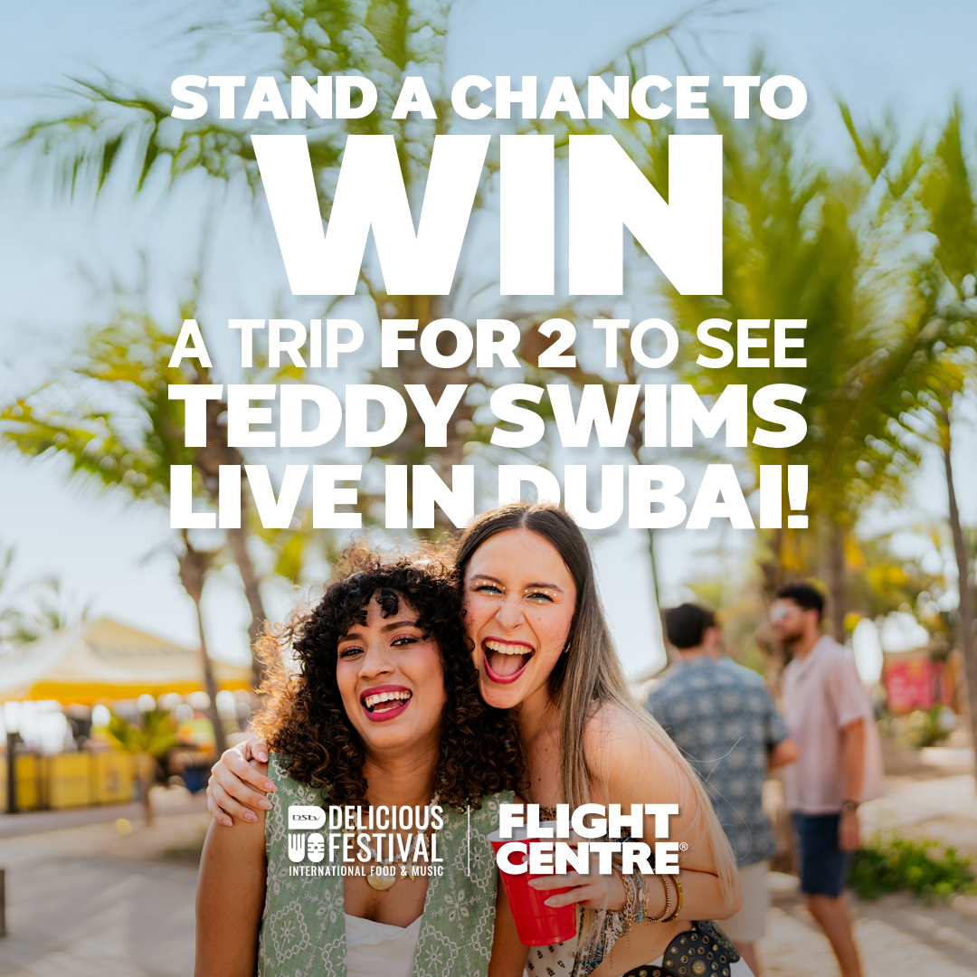 The Count Down has officially started!

🎶✈️ From Delicious to Dubai – See Teddy Swims LIVE!

Flight Centre is turning up the volume at the DSTV Delicious International Food &amp; Music Festival 2025 with a giveaway that’s pure soul food for your senses.

We’re giving two lucky