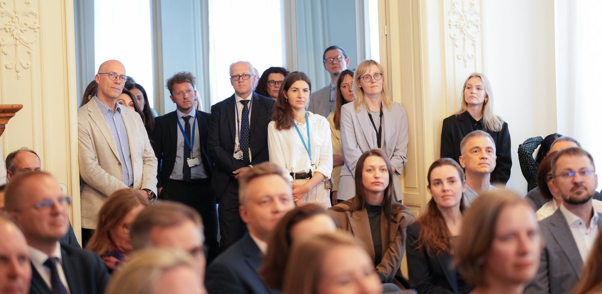 LithuaniaInEU's tweet photo. The new political season begins in Brussels 🇪🇺!

Last week, we warmly welcomed our new colleagues to the #LTinEU team. Permanent Representation has expanded significantly as preparations for Lithuania's Presidency 2027 are in full swing. Proud of our #DreamTeam! https://t.co/gQ6C2Vmnqs