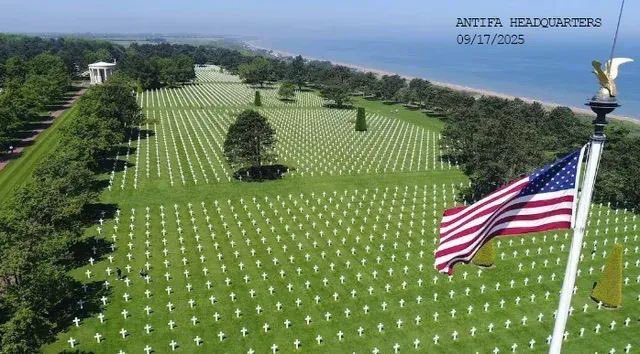 #Antifa-Hauptquartier endlich entdeckt in der Normandie, Frankreich. Trump entsendet Truppen zur Einnahme des Terroristen-Camps.

#Antifaschismus