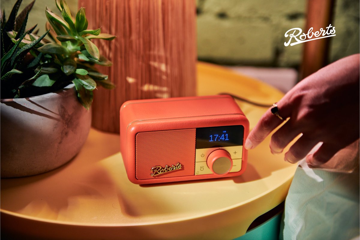 Start your day with a pop of colour 🍊☀️ 

The Roberts Petite 2 in Pop Orange is the perfect bedside companion. 

Compact, stylish, and always within reach.

#RobertsRadio #Petite2 #PopOrange #MorningVibes #RetroStyle #IrishHomes