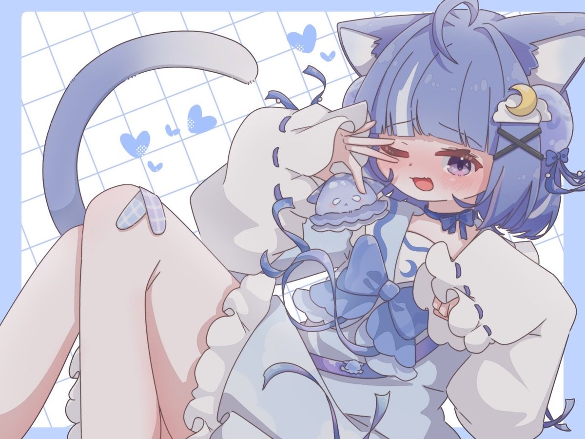 #ろあのお絵かき
🪼☁️🩵