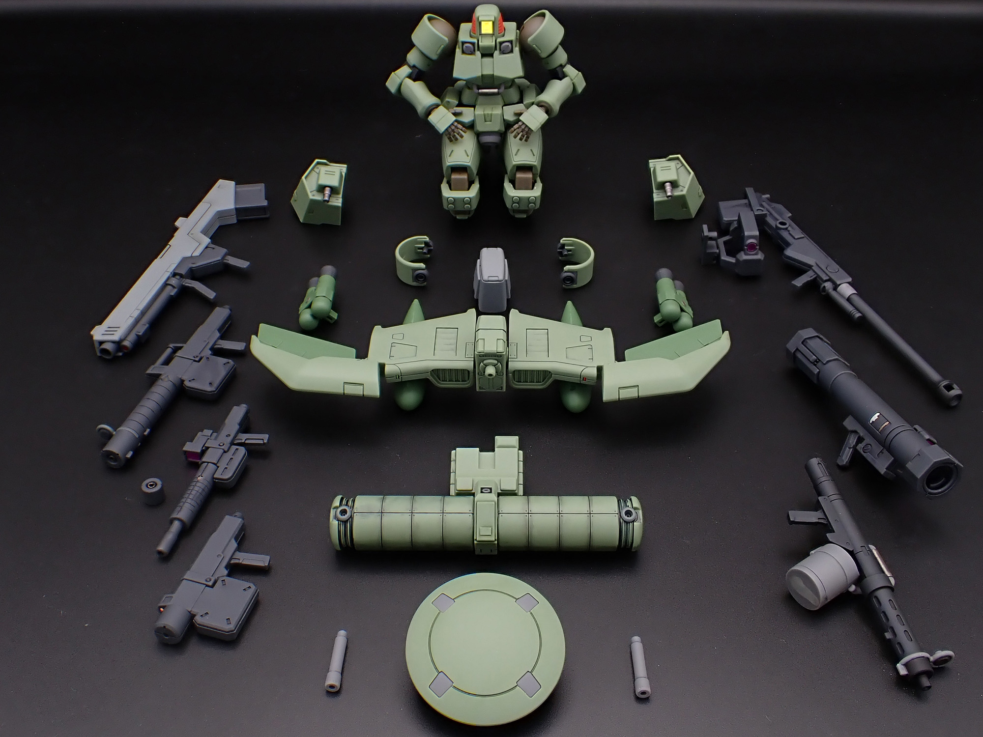 HGAC リーオー 全塗装 組み立て済み つや消し HGAC リーオーの