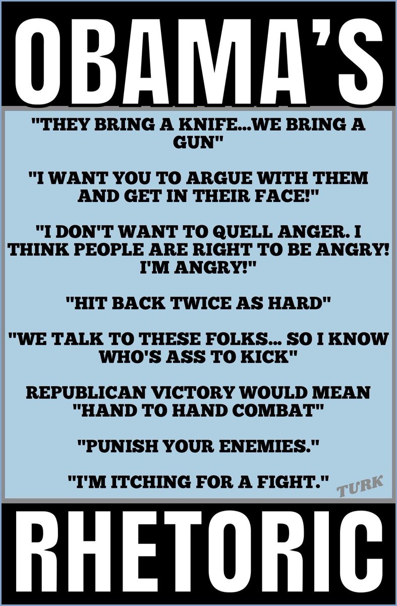 It all started with Obama’s rhetoric. He knew what he was doing.