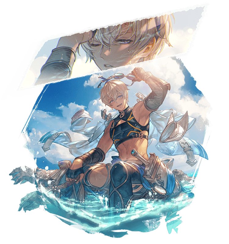 水SSRジョエル解放イラスト #グラブル