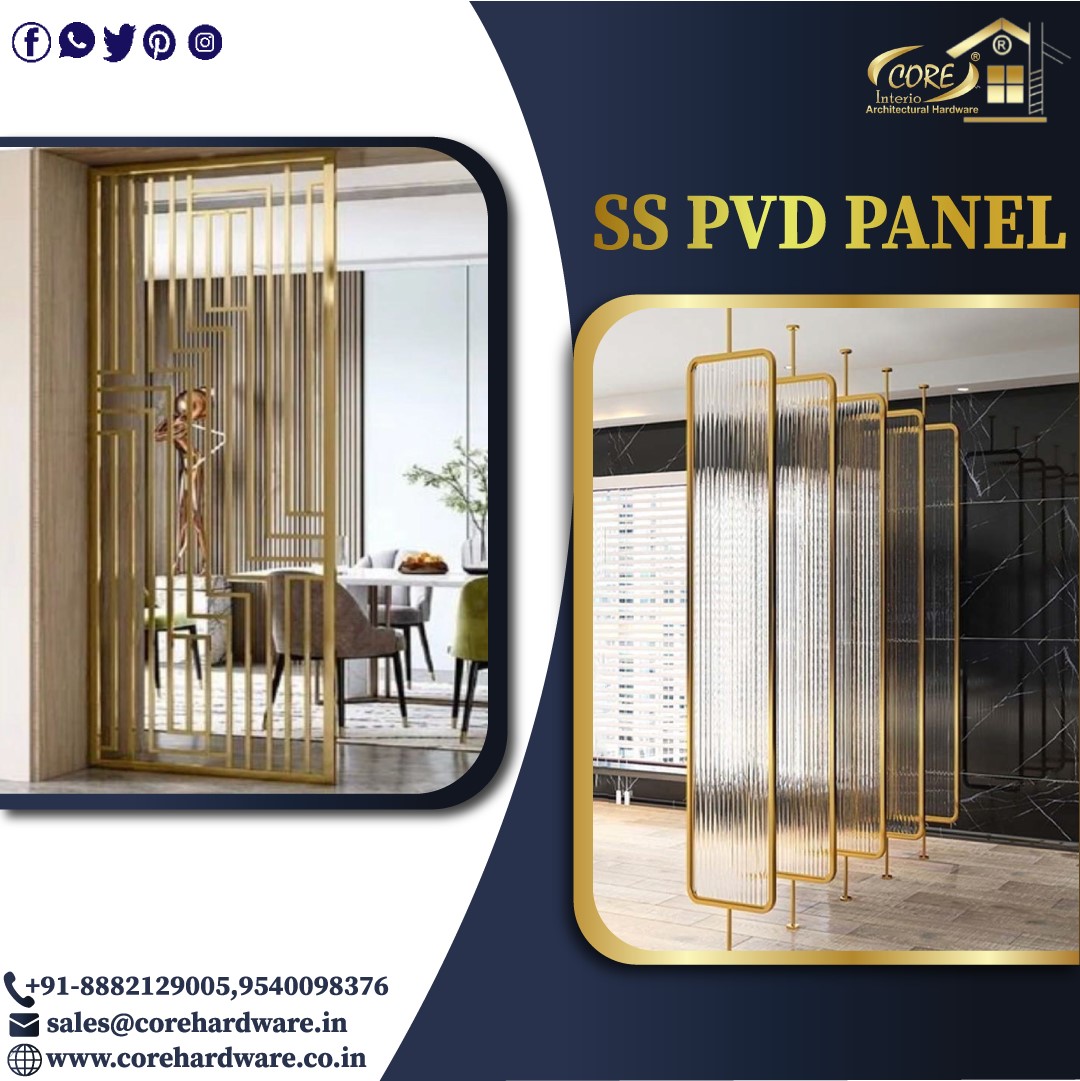 coreinterio's tweet image. Transform your interiors with Core’s premium SS PVD panels, crafted for elegance, durability, and modern aesthetics. Perfect for partitions, wall designs, and luxury spaces.

#Core #SSPVDPanel #PVDDesign #InteriorDesign #ModernInteriors #LuxuryLiving #ArchitecturalHardware