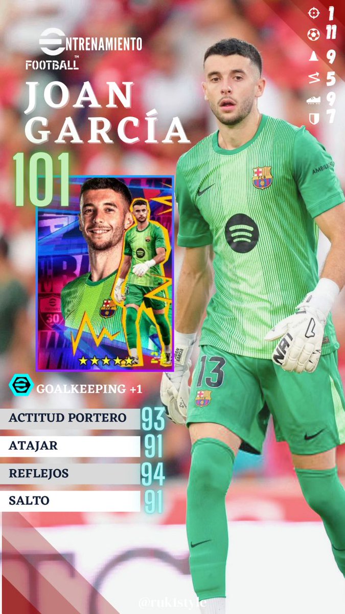 📦 FC Barcelona Pack 25-26

🇪🇸 Joan García 
👤 Capello 

#eFootball #eFootball2026