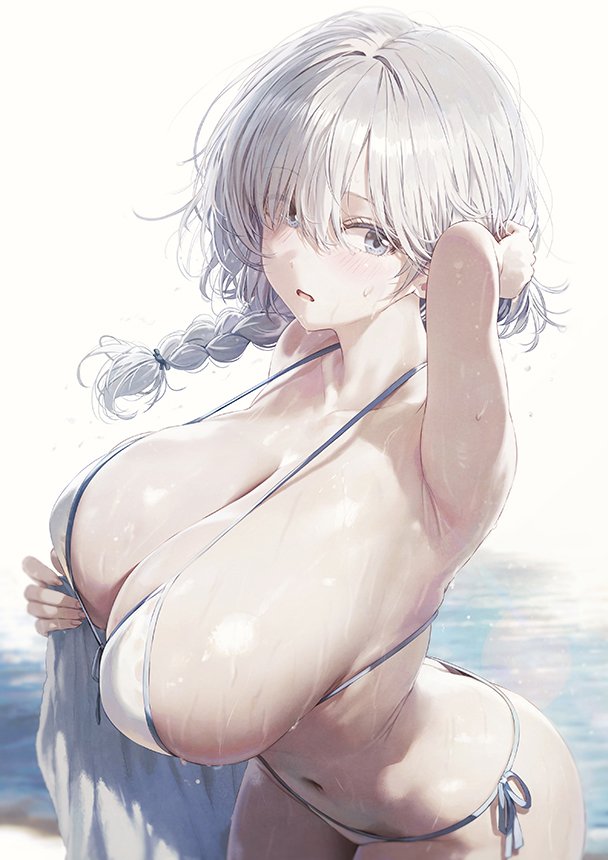 👙🩵
#夏が終わりそうだし今年描いた水着絵を貼ろう 