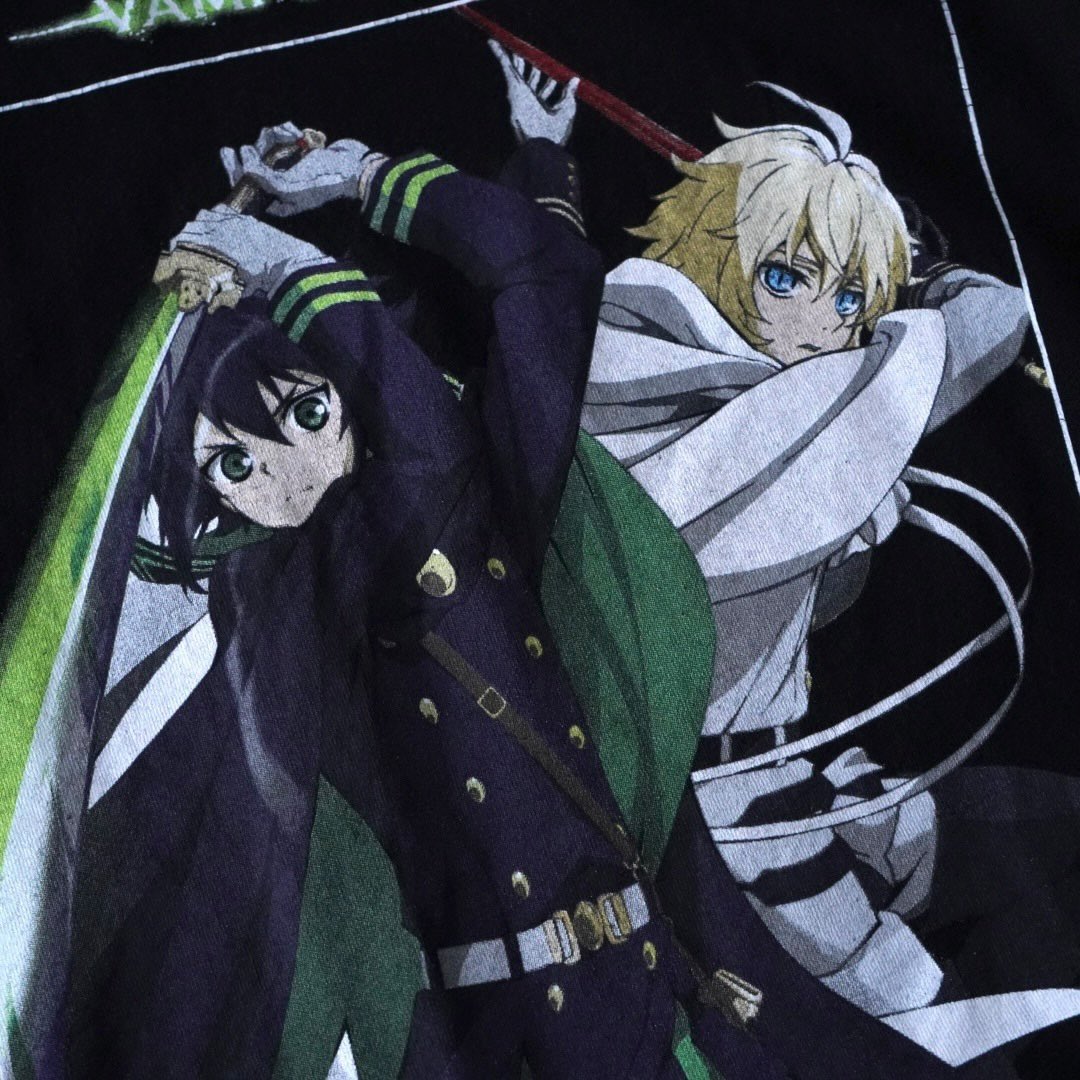 終わりのセラフ ミカエラ カラオケの鉄人 缶バッジ 終わりのセラフ 百