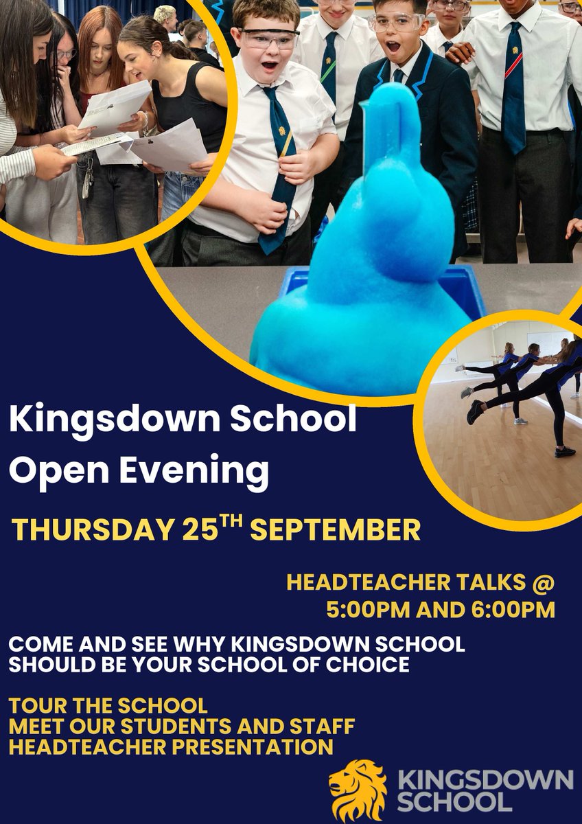 #OpenEvening2025 #Kingsdownschool