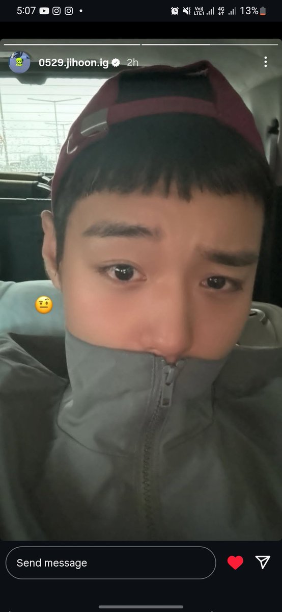 OMG SO CUTE BABE 
#PARKJIHOON  ig story update 19.09.2025