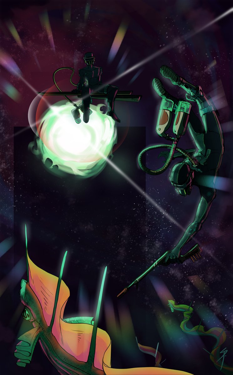 sempliris's tweet image. Out here spacefishing