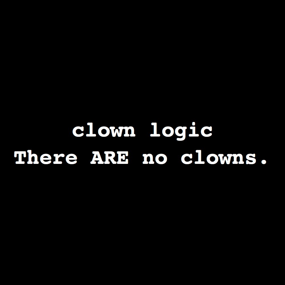 pt_watershed's tweet photo. i have spent the last 30 minutes looking for an obscure band my brother's boyfriend remembered from 7 years ago, who seemingly wiped their entire internet presence late-2018

if you know anything about the band Clown Logic and the album There ARE No Clowns., PLEASE get in touch https://t.co/YvFipoEcwx