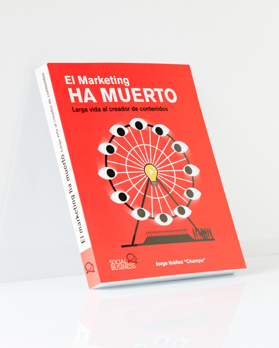El #marketing de antes no funciona… ahora manda el #contenido.

📚 El libro de <a href="/champepro/">Champe</a> te guía hacia la economía del creador: cómo crecer en YouTube, Twitch, TikTok e Instagram, entender algoritmos, monetizar y crear comunidades.

#ElMarketingHaMuerto👉tinyurl.com/y3mb2tc6