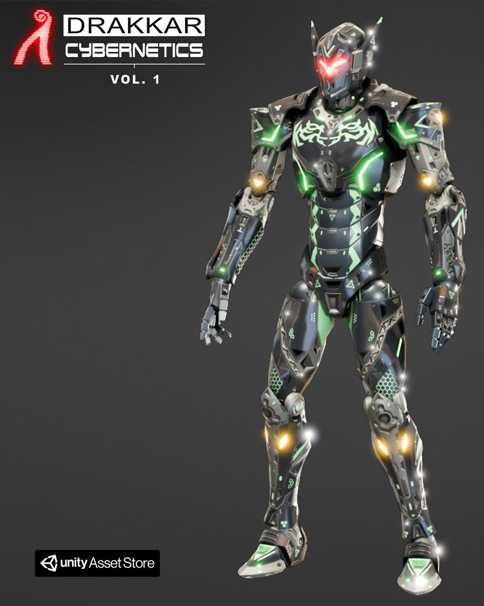 drakkardev's tweet image. Drakkar Cybernetics Vol.1 features two game ready robot models: the Ninja and the Samurai
Get it on the asset store: u3d.as/3tW8

#unityassetstore #gamedevelopment #unity #robot #hardsurface #NINJA #SamuraiArt