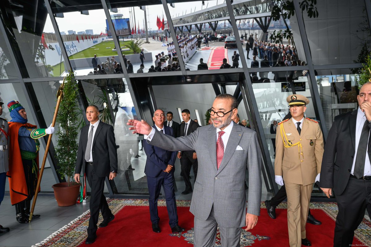 HM King Mohammed VI, may God assist Him, inaugurated key projects at the Casablanca Port Complex, boosting trade, tourism &amp; jobs and reinforcing Morocco’s role as a continental economic hub. 
Investments of MAD 5B include a fishing port, shipyard &amp; cruise terminal.
