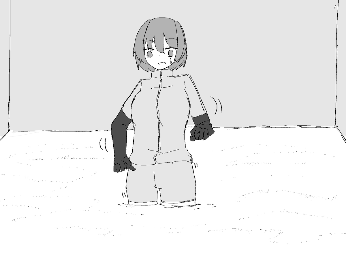 dea_shuu's tweet photo. 【特殊性癖】
よその子お借りして砂の間(残機制)な漫画を描きました。ハードモードな感じ。
1問間違える度に残機が減っていくぞ。クイズに正解して脱出を目指そう！(1/6)
#クイックサンドの日 https://t.co/joeyY9TyVh