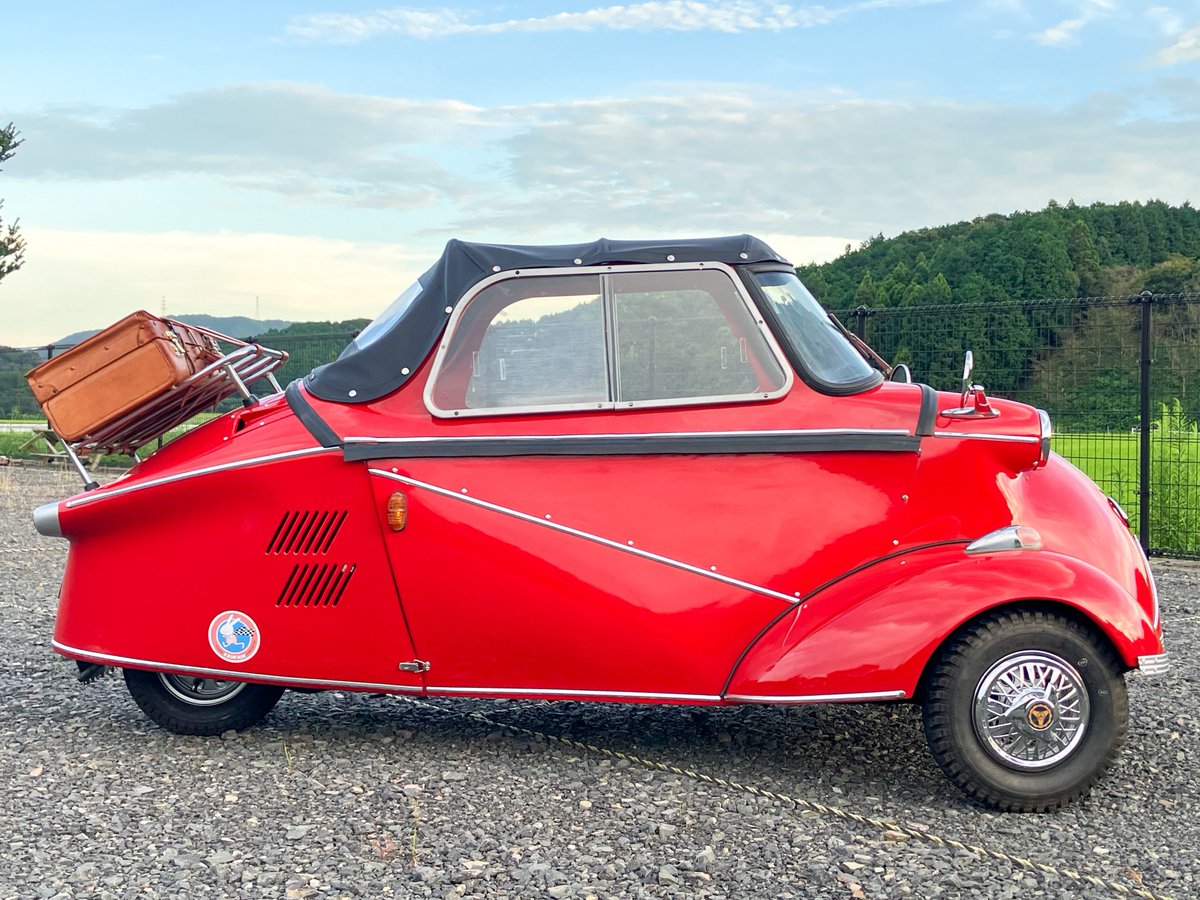 土に還りかけていたボロボロのメッサーKR50が、半年掛けてレストアしピカピカに仕上がりました✨