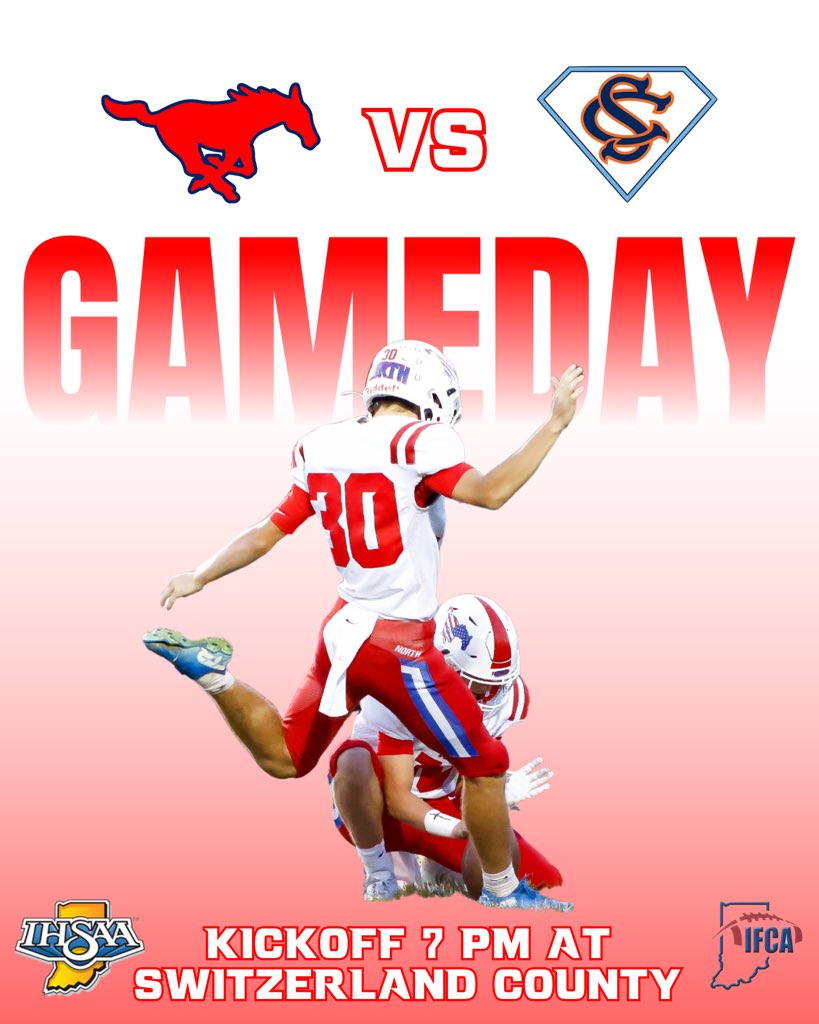 It is game day Chargers!   North Decatur travels to Switzerland County tonight to battle the 4-0 pacers for first place in the MIFC.  Hope to see you there!