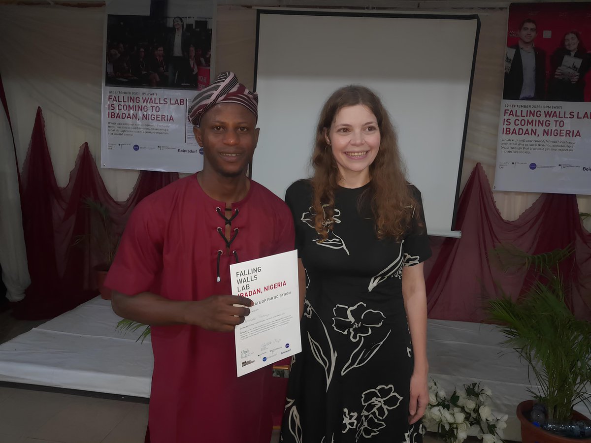tech_uofficial's tweet image. TECH-U shines again!  Akinwale Tiamiyu, 200L Electrical Engr. student, showcased Teentronics at the global Falling Walls Lab — inspiring STEM for teens with local tools &amp;amp; creativity. #TECHU #Innovation #FallingWallsLab