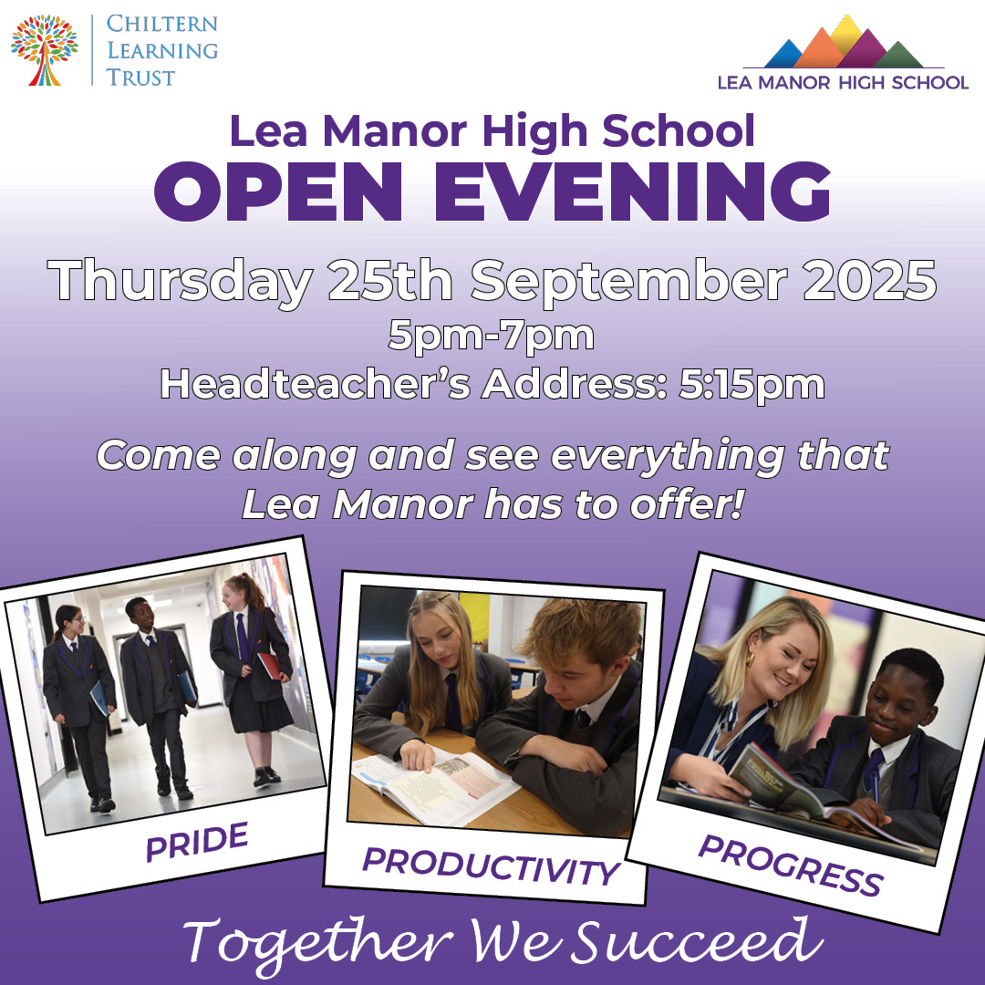 1 Day to go!

We are ready for tomorrow’s Open Evening, are you ready to join us?