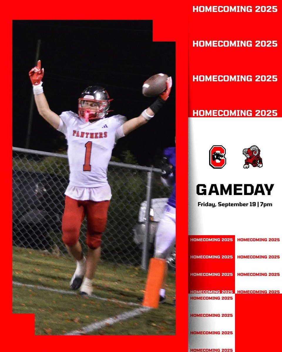 Panthers host Asbury for Homecoming 2025 at Chad Hawkins Stadium.