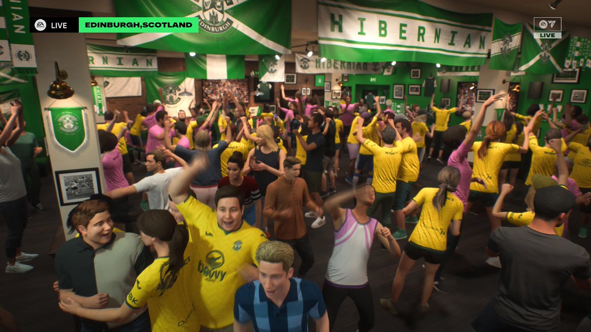 callumlandells's tweet photo. The @harpandcastle is bouncing in @EASPORTSFC ! After Hibs are 4-0 winners over Celtic! https://t.co/CozBPDW7JH
