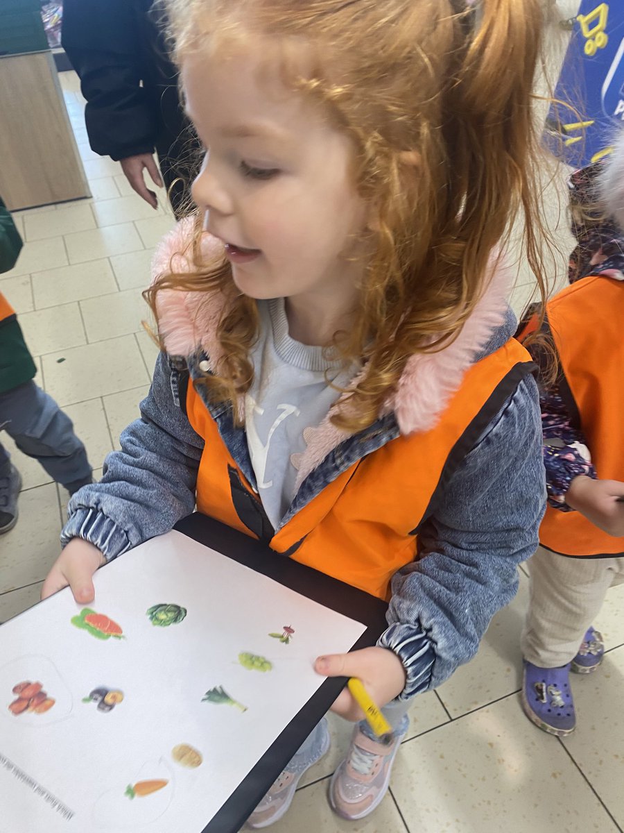 wlbeyc's tweet image. We have been learning about different fruit and vegetables. Thank you to Lidl Bathgate for welcoming us to their shop to find the food on our checklists. We had a great visit. #communitylearning #beycliteracy #sortandmatch #simoa