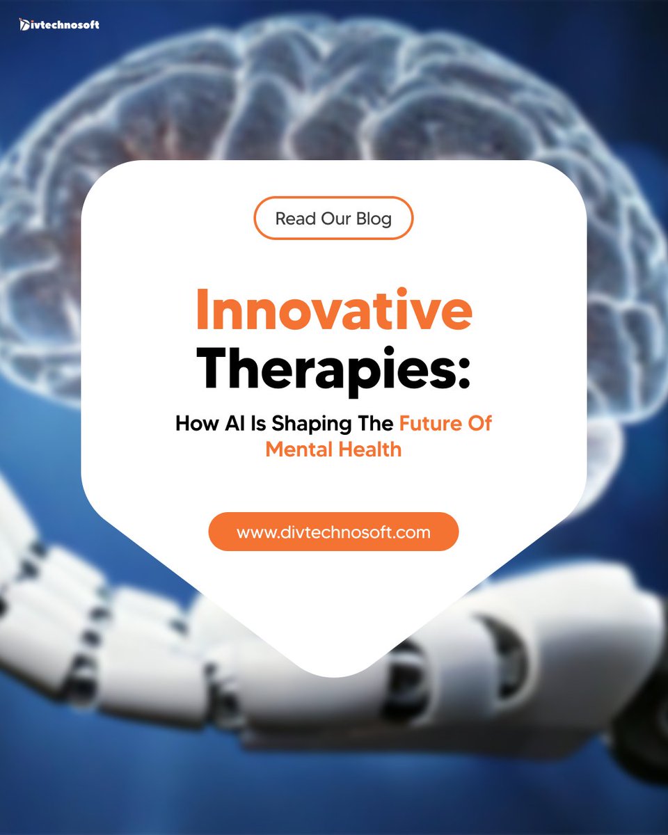 divtechnosoft's tweet image. AI is changing the way we think about mental health.
From helping spot early signs to creating more personalized therapies, it’s opening doors to better care and support.
Check out our latest blog: divtechnosoft.com/blog/the-futur…
#MentalHealth #HealthcareInnovation #divtechnosoft