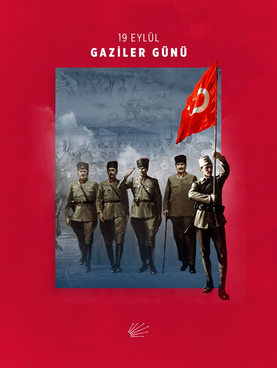 19 Eylül #GazilerGünü’nde, başta Cumhuriyetimizin kurucusu Gazi Mustafa Kemal Atatürk olmak üzere, bağımsızlığımız uğruna gözünü kırpmadan canını ortaya koyan tüm kahraman gazilerimizi minnet, şükran ve saygıyla anıyoruz.