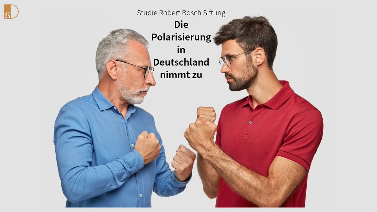 DNEWS24Medien's tweet image. #Vielfaltsbarometer
Studie der Robert Bosch Stiftung: Die #Polarisierung in #Deutschland nimmt zu
Bürger stehen Vielfalt weniger offen gegenüber als 2019, die ethnische und religiöse #Diversität wird zunehmend abgelehnt.
#DNEWS24 #RobertBoschStiftung
dnews24.eu/studie-der-rob…