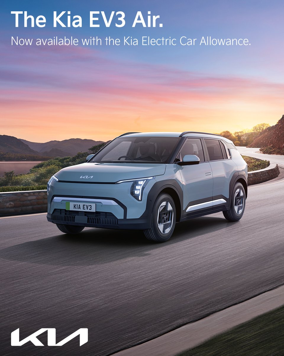 Get 3.9% APR Representative, £3,750 PCP Finance Deposit Contribution, and 1 Year free Kia Charge Plus when you order the Kia EV3 Air by 30th September 2025.

#KiaUK #EV3Air