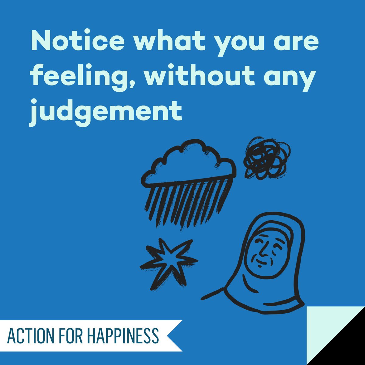 actionhappiness's tweet image. Self Care September - Day 19: Notice what you are feeling, without any judgement actionforhappiness.org/self-care-sept… #SelfCareSeptember