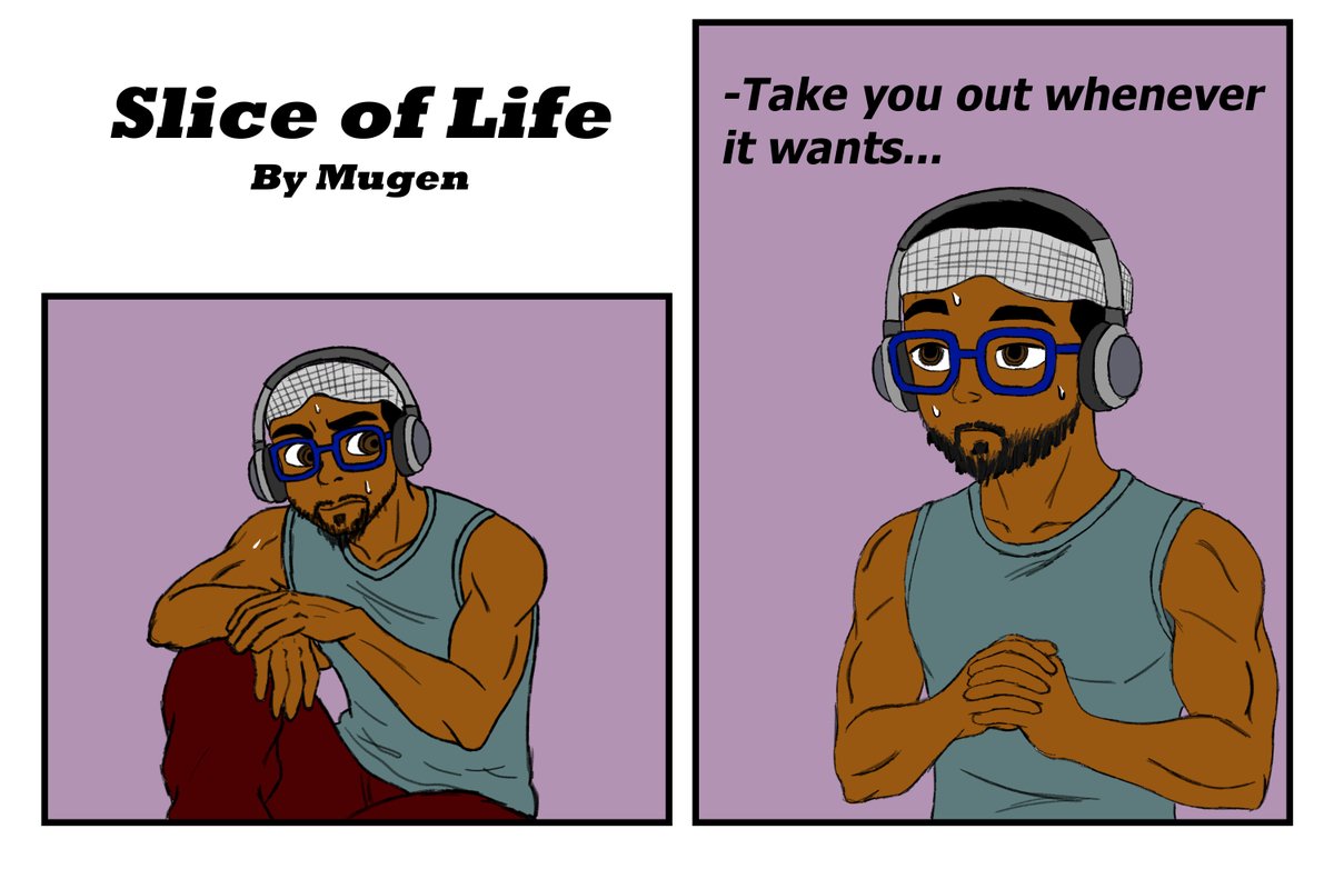 While things are rendering, I figured I'd try my hand at weekly comics to get myself back into drawing regularly lol. Introducing... Slice of Life