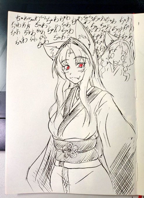 出勤前の手癖でアナログ描き2枚

1枚目描いて頭身下がっちゃったから2枚目意識したら極端にちゅわった 