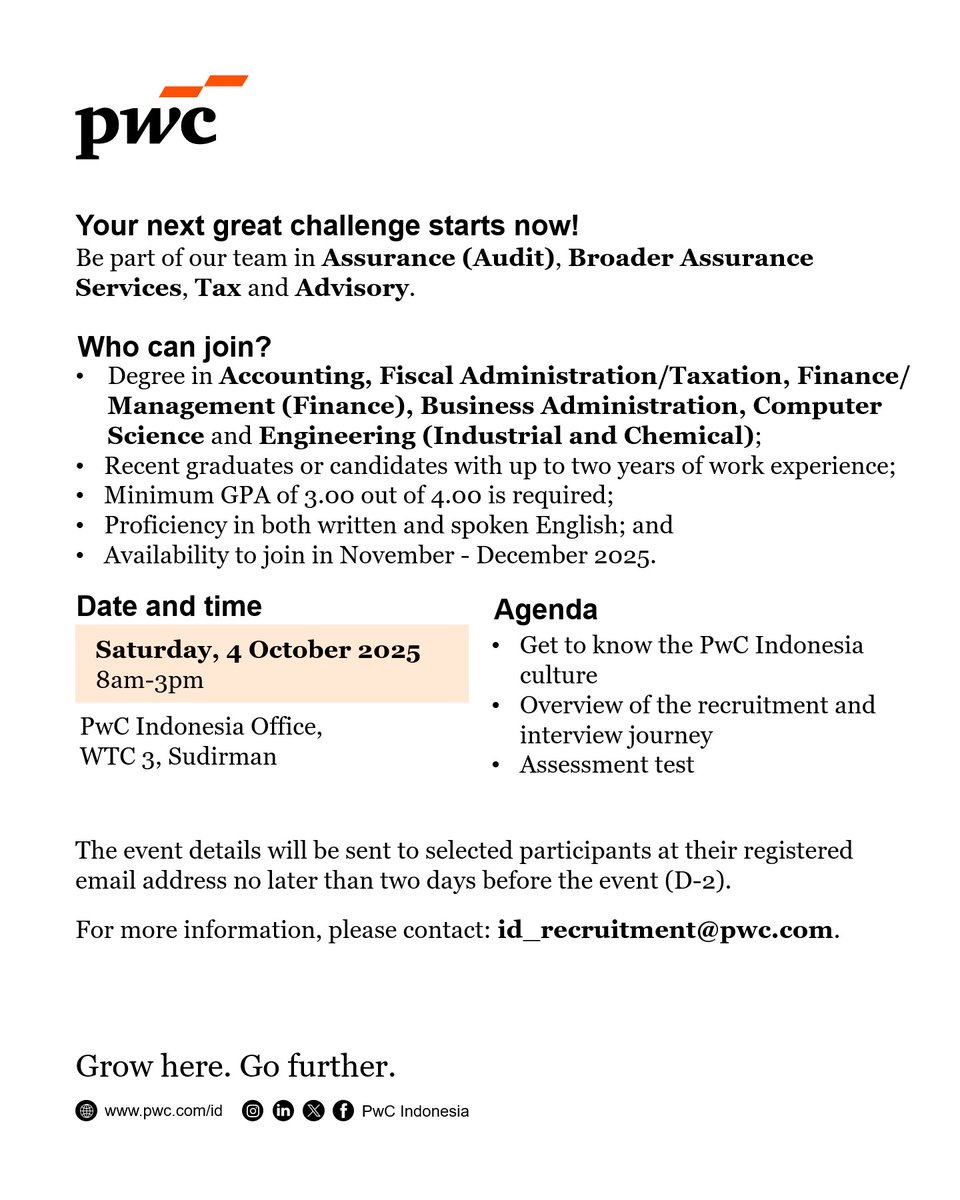 Are you ready to kick-start your career with purpose and impact?

Join us for Recruitment Day on 4 October 2025 and explore exciting opportunities in a community driven by innovation, growth, and meaningful experiences. Discover how your unique perspective can shape a future full