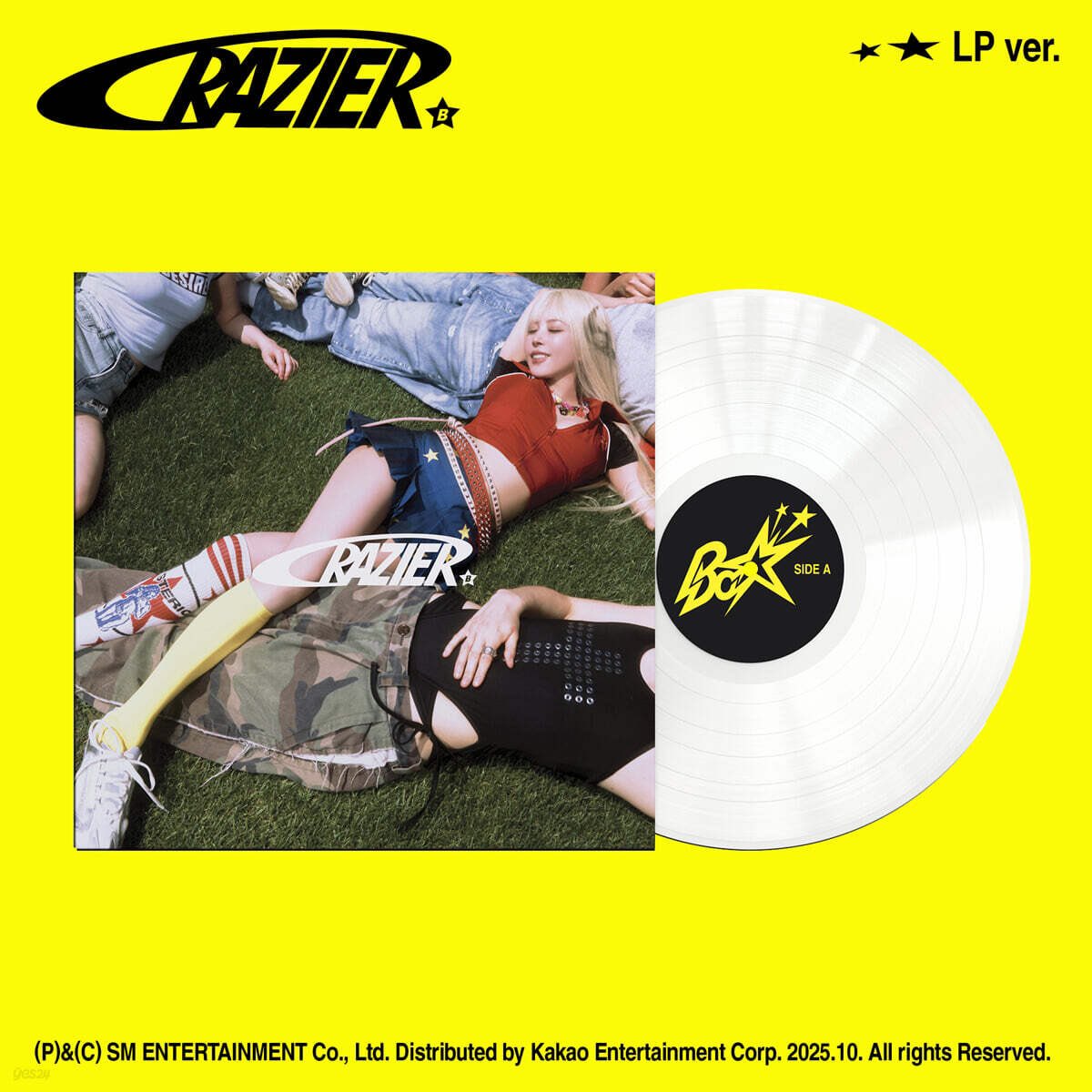 📀보아 정규 11집 <Crazier> LP Ver.

ー 발매일 : 10월 27일
ー 가격 : 53,500원
ー 커버 : 1종
ー LP : 1종
ー 북클릿 : 16p / 1종
ー 미니 포스터 : 10종 삽입