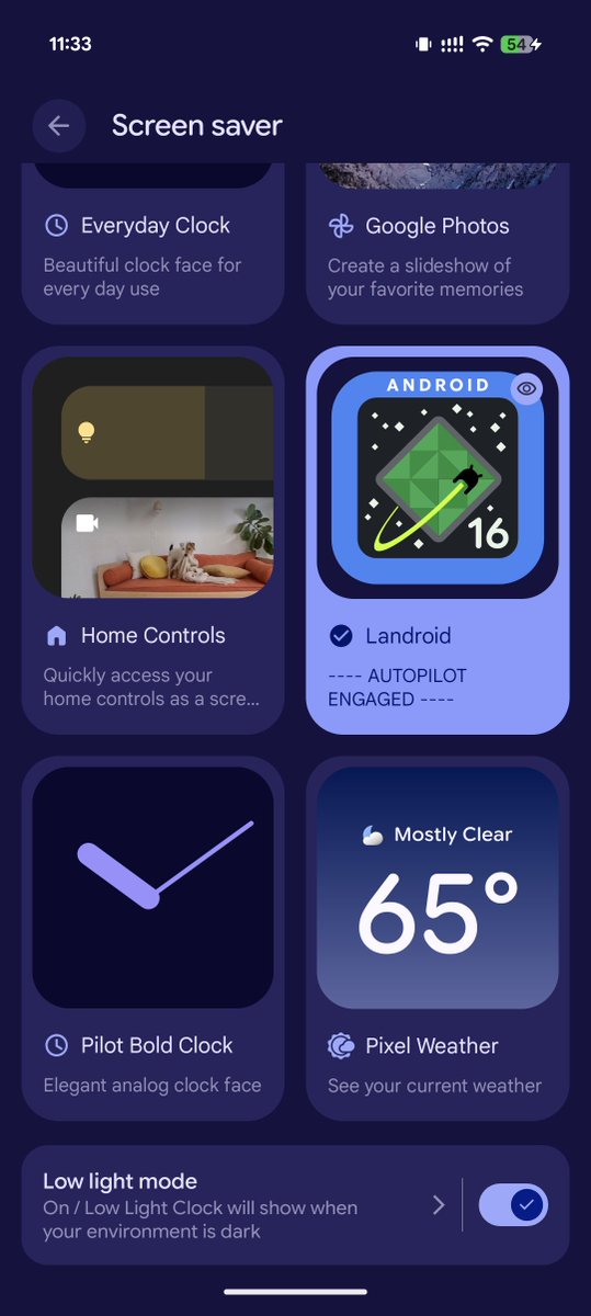tech_that_out's tweet image. I don&apos;t think this screensaver option was there before. But Landroid can be set up now👀