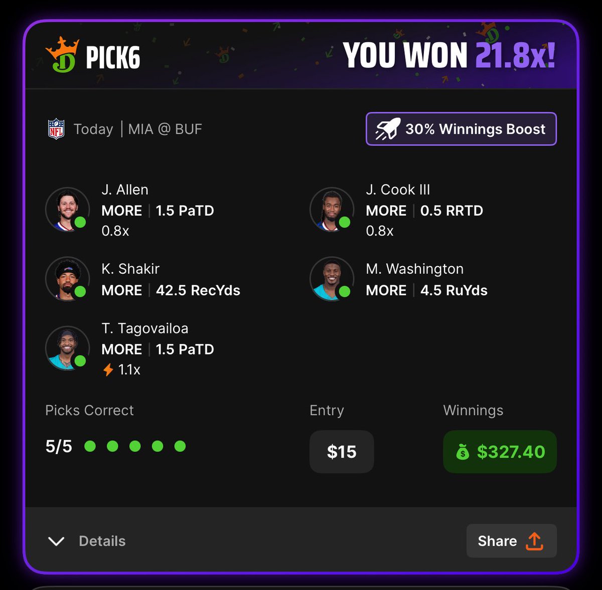 Gotta love <a href="/Pick6/">Pick6</a> 🔥🔥🔥🔥🔥