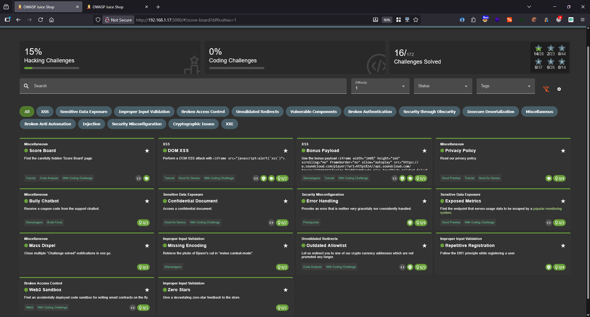 ItsS4LEH's tweet photo. This is the best resource to learn website penetration testing: OWASP Juice Shop. It contains many real-world vulnerabilities... https://t.co/vvYNobPAgs