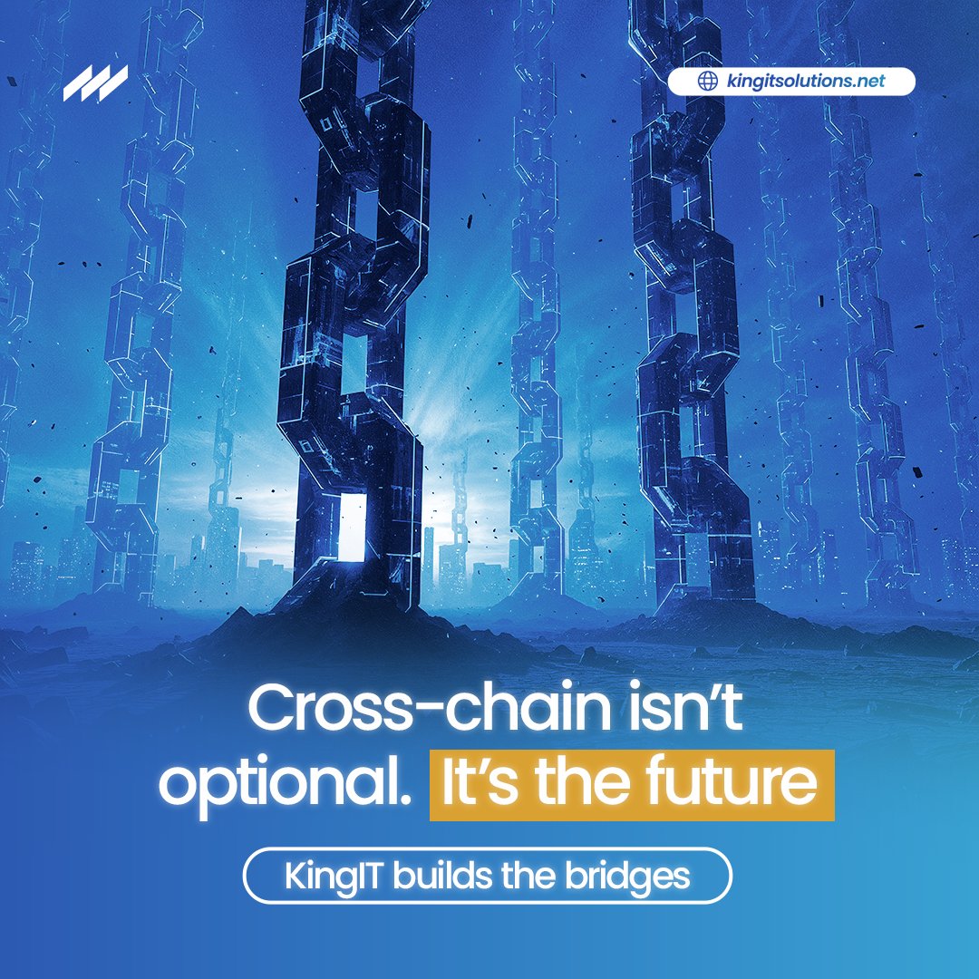 🌉 Cross-chain isn’t optional. It’s the future.
At KingIT, we build the bridges that connect ecosystems.
#Web3 #Interoperability #Blockchain #KingITSolutions

👉 kingitsolutions.net
