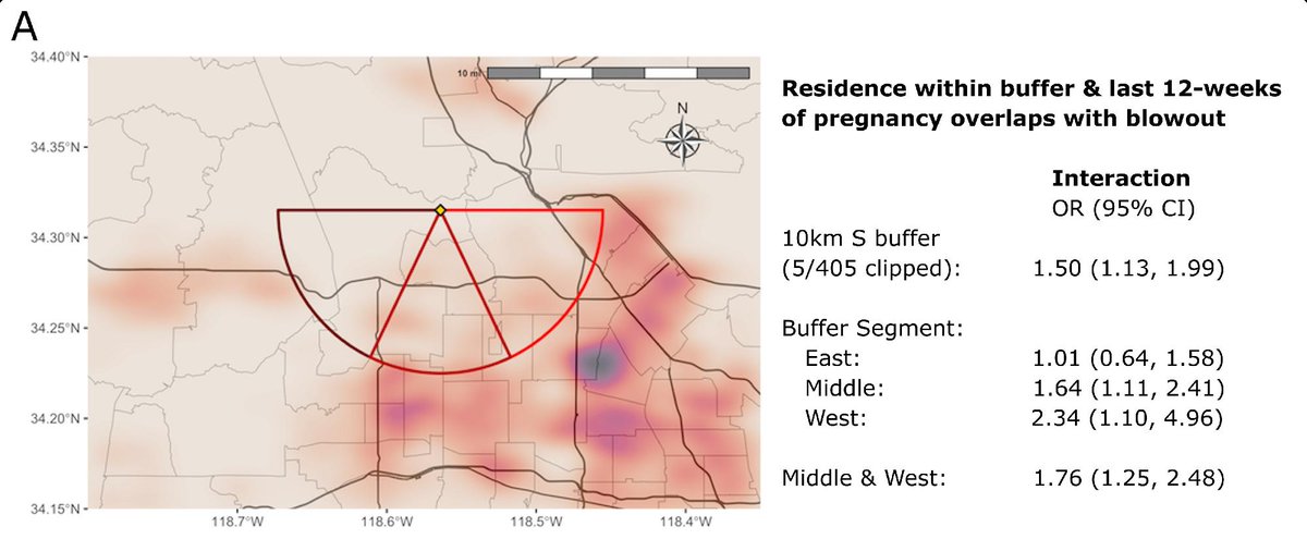 Five years ago, a gas storage field in northern Los Angeles leaked air toxicants and fine particulate matter for 112 days.
 
Now, scientists in <a href="/ScienceAdvances/">Science Advances</a> have quantified the correlation between this disaster and pregnancy outcomes for nearby communities.