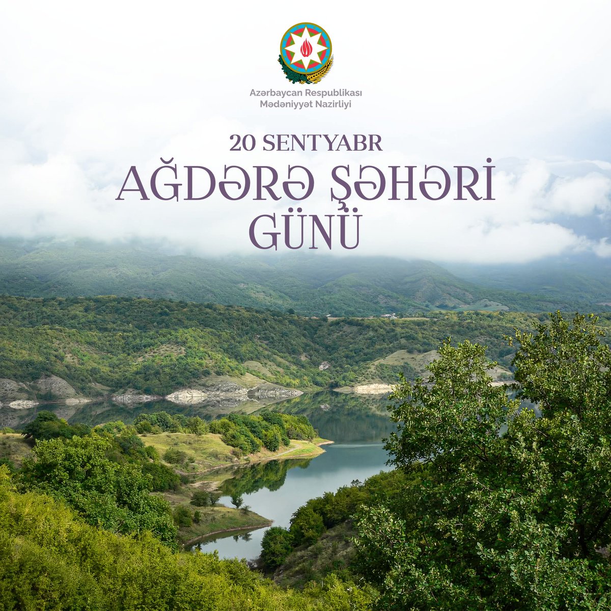 20 Sentyabr – Xankəndi, Xocalı, Xocavənd və Ağdərə günü
Bu gün Azərbaycan xalqı üçün xatirə və milli birlik günüdür. 1991-ci ilin sentyabr ayında baş verən hadisələr xalqımızın tarixində dərin iz buraxmış, vətən uğrunda canlarını fəda edənlərin xatirəsi ehtiramla yad edilir.