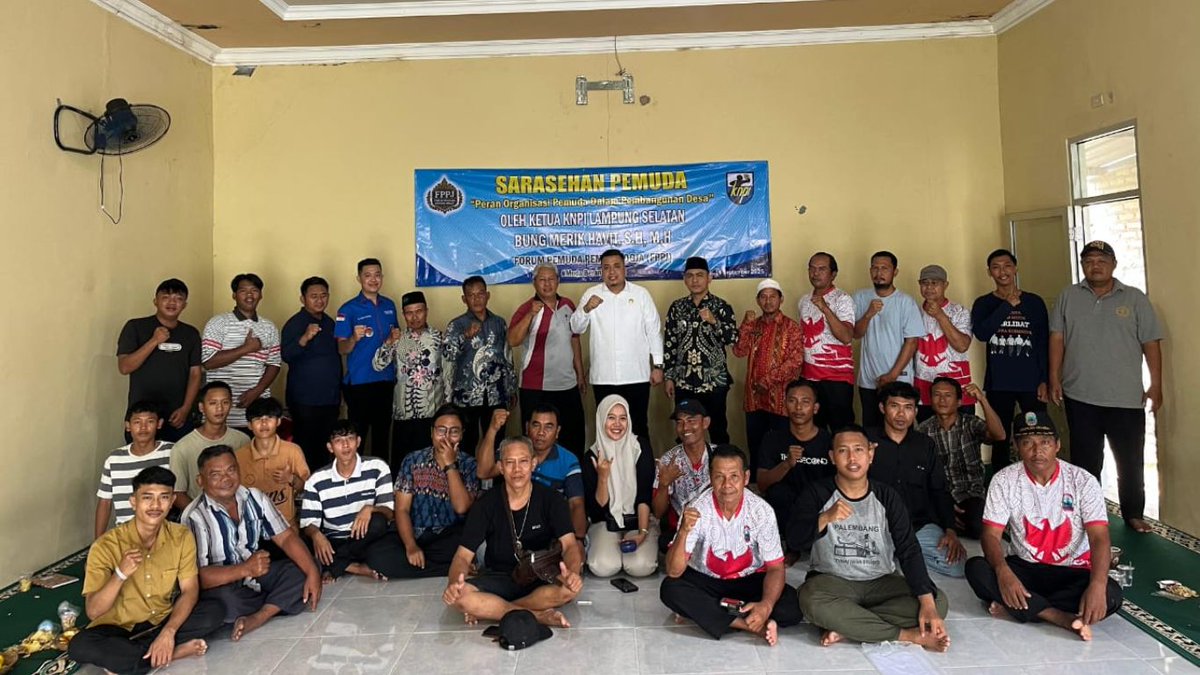 FPPJ Sidoharjo Gelar Sarasehan Pemuda Bersama KNPI Lampung Selatan ranjana.id/fppj-sidoharjo…