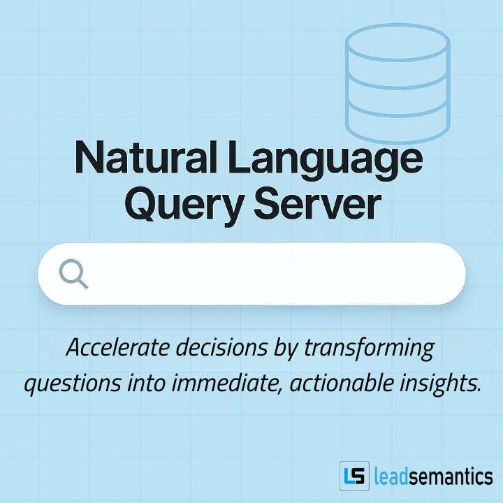 leadsemantics's tweet image. Struggling with complex protocols or query languages to get the data you need? 🤔 

With NLQS, you don’t have to be a tech expert! 💡 NLQS allows you to ask questions in natural language and receive instant results from your database.

#NLQS #TextDistil #AI #Data #LeadSemantics