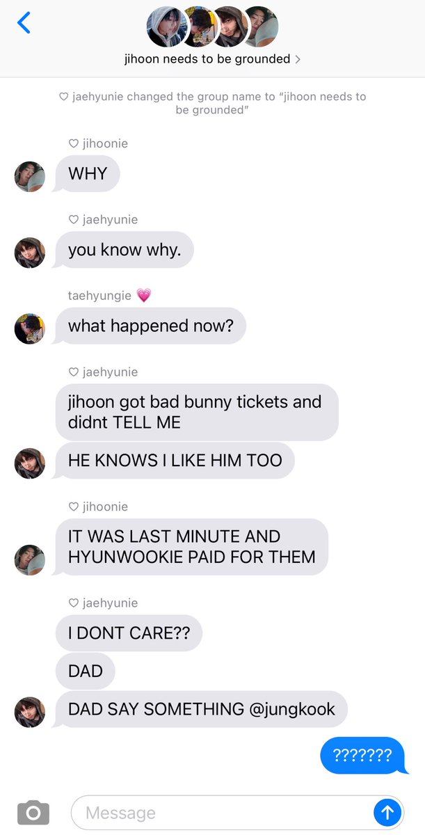erogenousvk's tweet photo. #taekookau 

where jungkook wakes up in an alternate universe where two younger idols are suddenly calling themselves his sons and his bandmate… is now his husband ?? https://t.co/VCXpJSY0u0