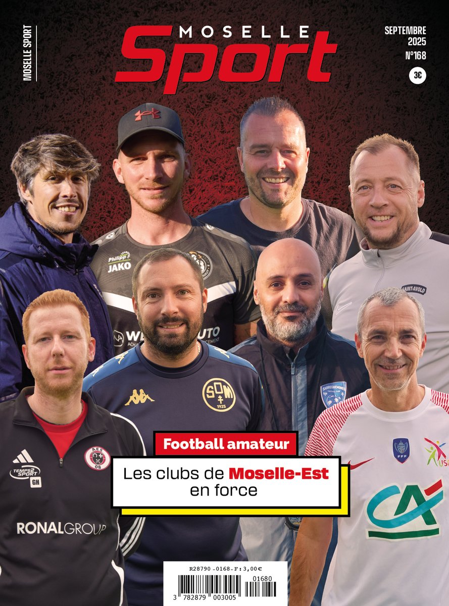 Le nouveau numéro de Moselle Sport est en kiosque. 

➡️ Le sommaire : mosellesport.fr/magazine/mosel…