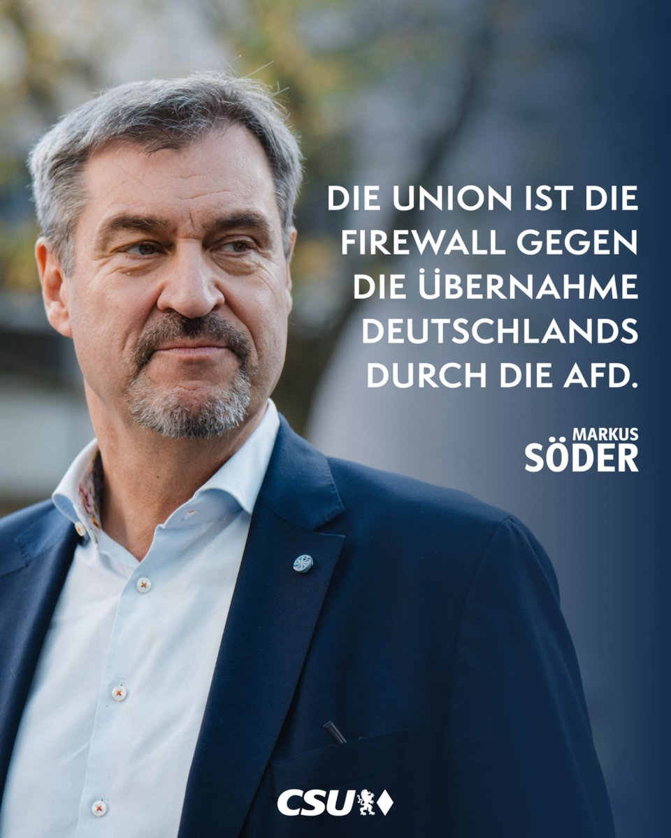 Die AfD ist der Hauptfeind unserer #Demokratie, auch in #Bayern. Bei der AfD fehlt jeder bürgerlich-sittlich-integre Kern. Das sind rechtsextreme Kader und außenpolitisch eine Vorfeldorganisation Moskaus. Aber wir werden die #AfD nicht verbieten, das würde ihr nur einen