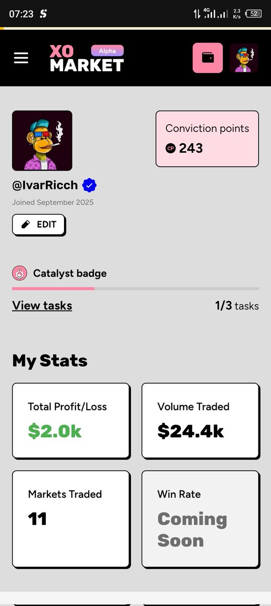 GM CT 

I think I'm making some profit on <a href="/xodotmarket/">XO Market</a> 😅