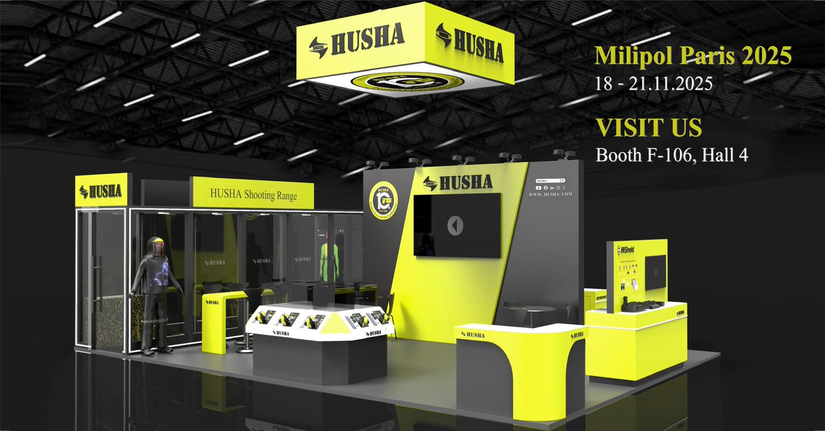 GunHusha's tweet image. 【Let's Meet at Milipol Paris 2025】 
As a leading manufacturer of Conducted Energy Weapons in China，HUSHA will exhibit at Milipol Paris 2025 from 18 to 21 November. Professional law enforcement solutions, integrating conducted energy weapon, body worn camera,etc.